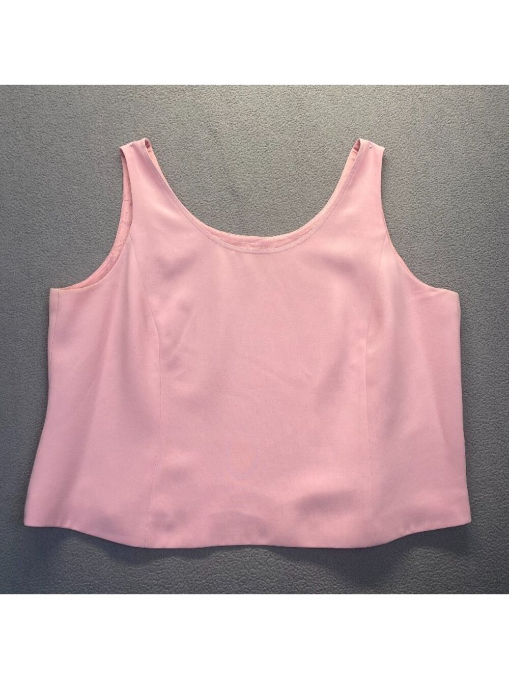 Tahari Arthur S.Levine Women’s Size 18W Tank Top Pink Sleeveless,Zipper